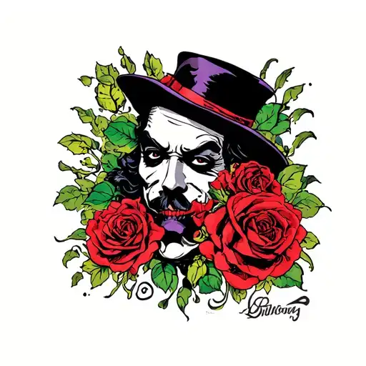 phantom of the opera tattoo design idea