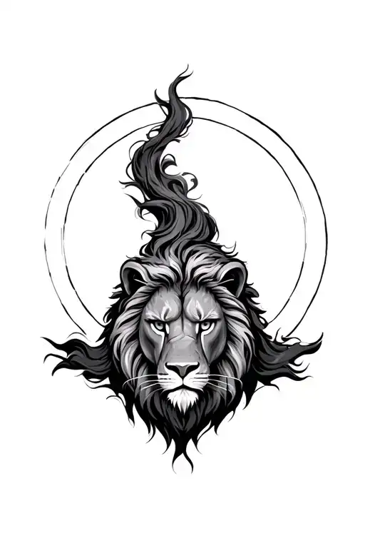 aslan tattoo design idea
