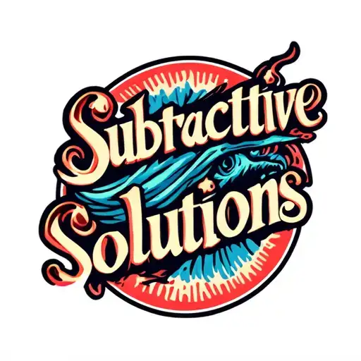 "Subtractive Solutions" "Subtractive Solutions" Shop Logo tattoo design idea