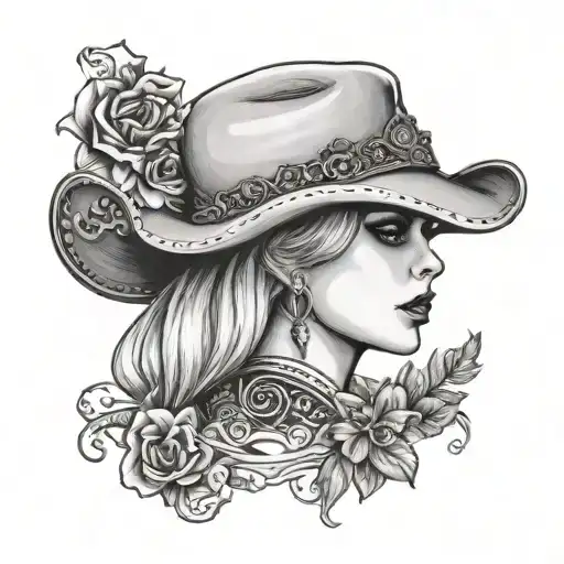 lady gaga country music tattoo design idea