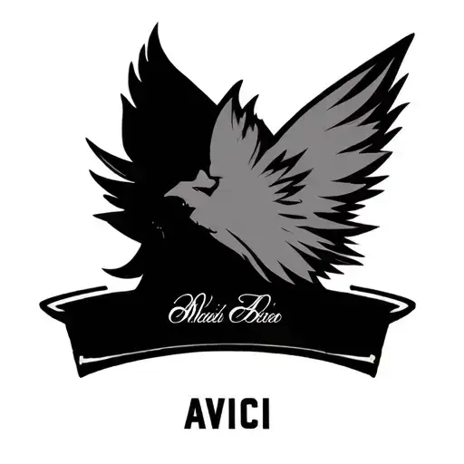 Avicii logo tattoo design idea