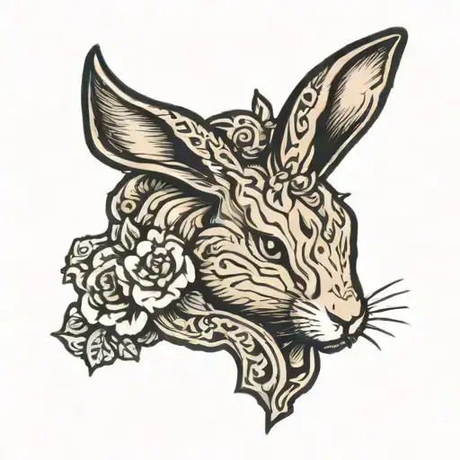 beastars bunny tattoo design idea
