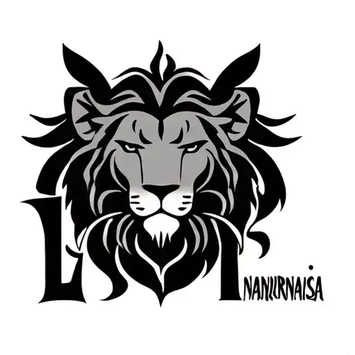 Nankurunaisa word with Leo sign tattoo design idea