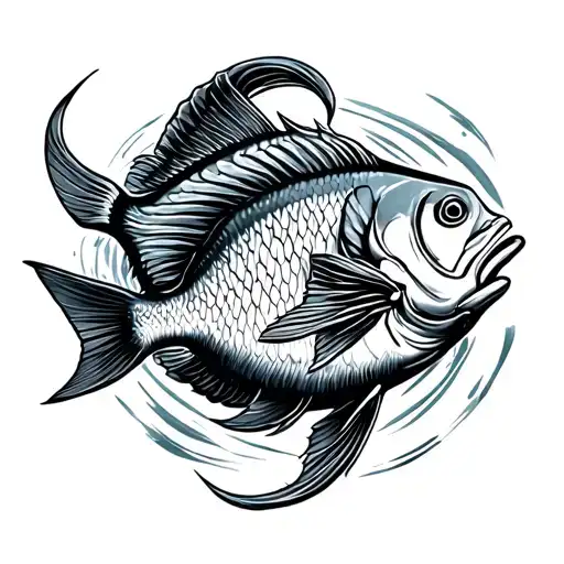 Ichthys tattoo design idea