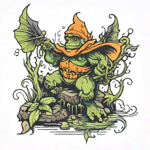 get out of my swamp tattoo design idea