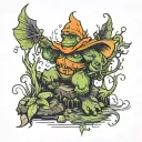 get out of my swamp tattoo design idea