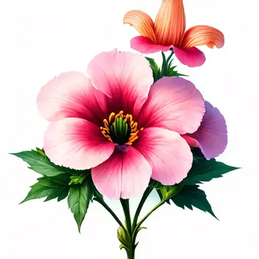 sweet william flower tattoo design idea