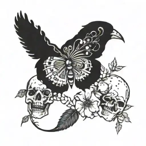 can you imagine a tattoo with the meaning of 3 deceased people who all meant something to me but also a m tattoo design idea