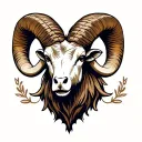 aries ram tattoo design idea