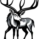 Springbok tattoo design idea