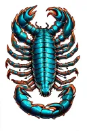 Scorpio tattoo design idea