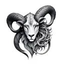 Aries Pisces Leo Gemini and Aquarius incorporated tattaoo tattoo design idea