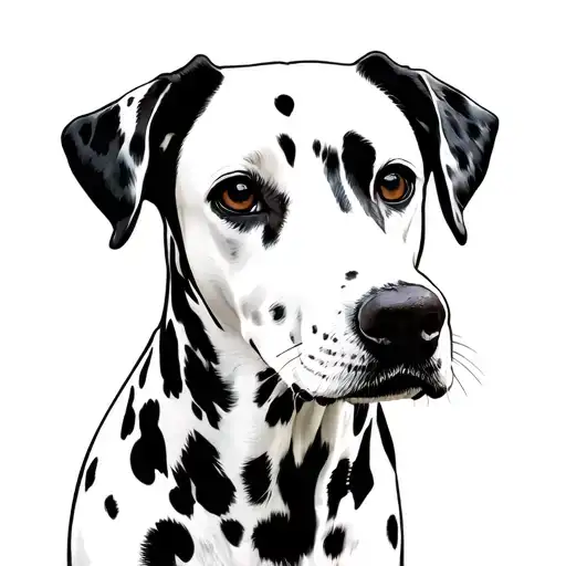 Dalmatian marks all across tattoo design idea