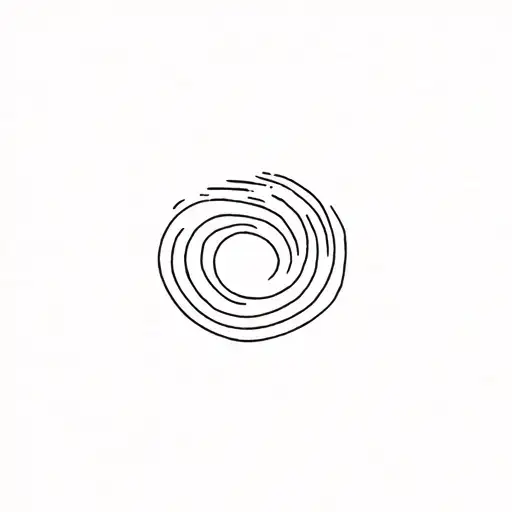 small simple thumb prints tattoo design idea