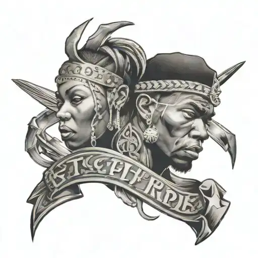 get rich or die tryin' tattoo design idea