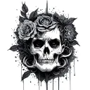 Schizophrenia tattoo design idea