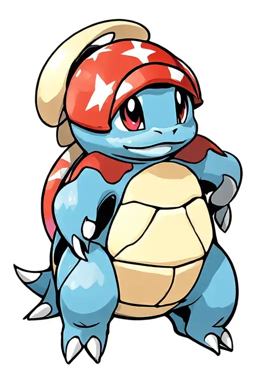 Squirtle pokemon tattoo design idea