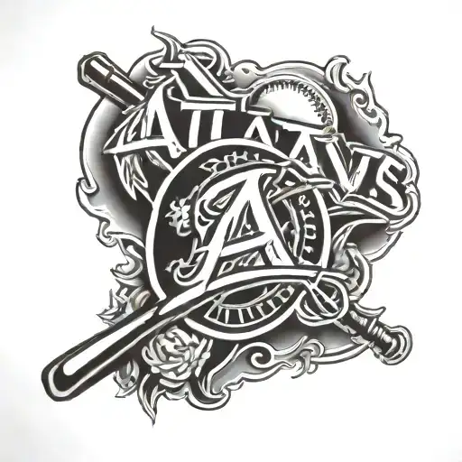 Atlanta Braves tattoo design idea