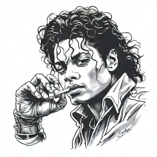 michael jackson tattoo design idea