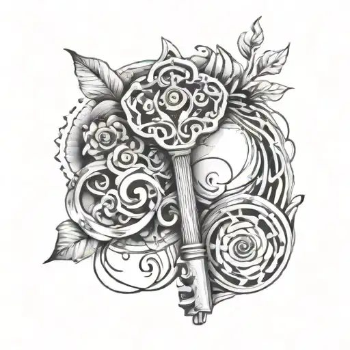Generate a tattoo on the basis of this key to my personality Smart,multitalented,multitasker,creative,adaptive,knowledge tattoo design idea