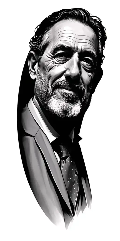 Make a tatoo that remembers the late dad tattoo design idea