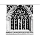 Gothic Cathedral Window tattoo design idea