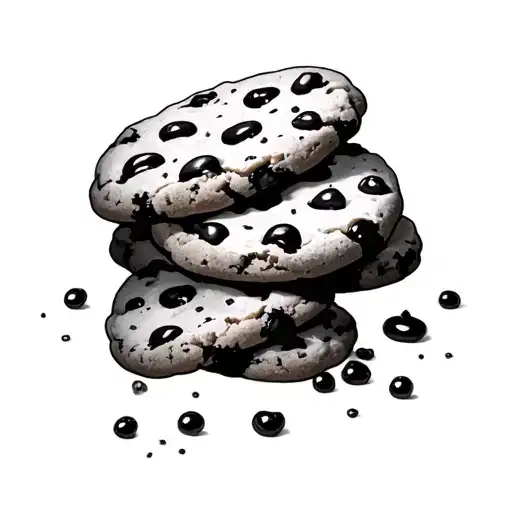 Cookies tattoo design idea