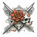 chosen one tattoo design idea