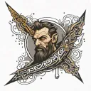 chosen one tattoo design idea