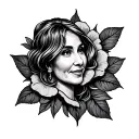 Memorial Mom tattoo design idea