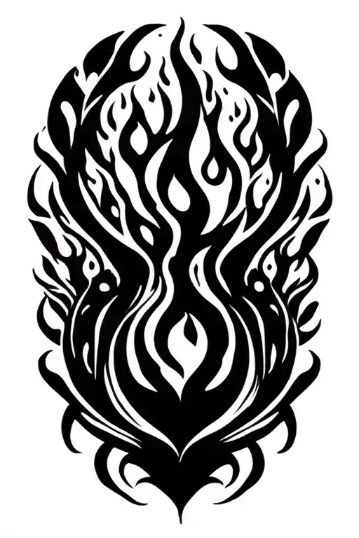 fire water earth air spirit tattoo design idea