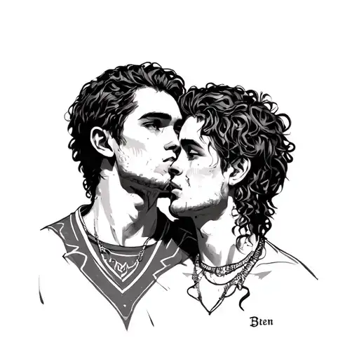 Ethan and Ben tattoo design idea