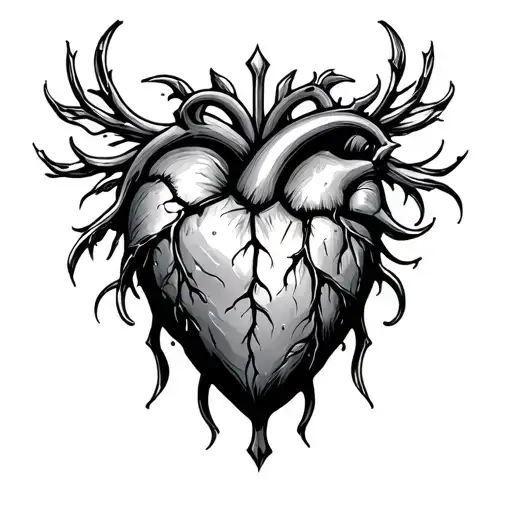 Heart Of Stone tattoo design idea