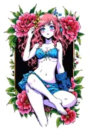 Prostitute tattoo design idea