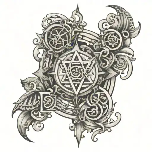 writings hermetic 7 laws tatoo design tattoo design idea