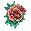 Number 18 tattoo design idea