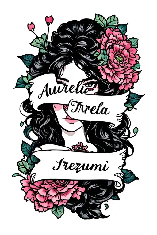 Tattoo: forearm tattoo of my wife’s name in Hispanic style tattoo work, name is Aurelia  tattoo design idea