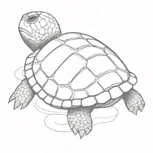 turtle’s shell could serve as the roof of the boat shed. The body of the turtle could be integrated into the waterline,  tattoo design idea