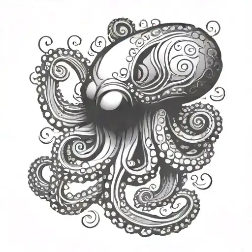 octopus duolingo matching tattoo for friends tattoo design idea