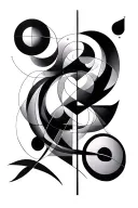 Art movements: Surrealism, abstract, mathematic symbols Artists: Escher, Dali, kandinsky tattoo design idea
