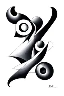 Art movements: Surrealism, abstract, mathematic symbols Artists: Escher, Dali, kandinsky tattoo design idea