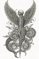 make Spinal tattoo featuring intricate patterns tattoo design idea