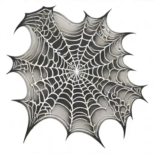 spider web word 'carefree' y2k sharp tattoo design idea