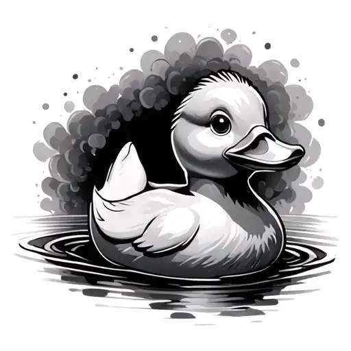 Rubber Duck tattoo design idea
