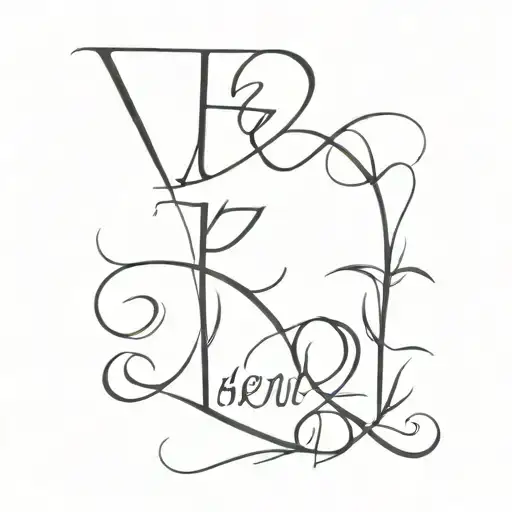 name kent spelled downward in foriegn language tattoo design idea