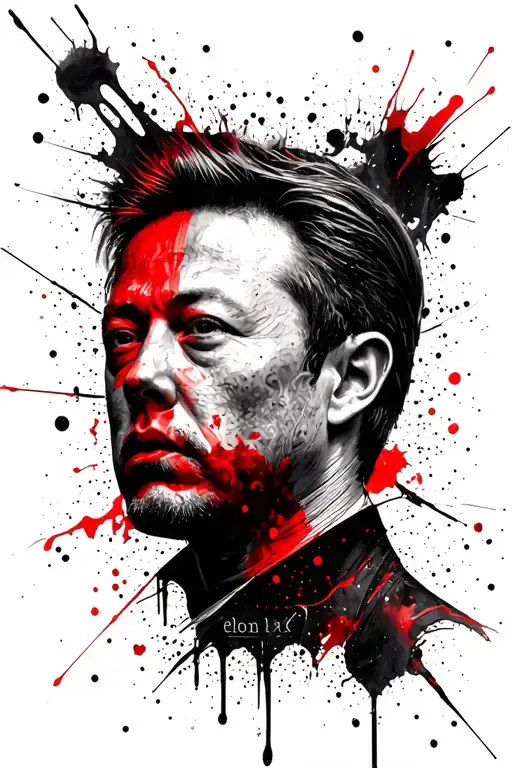 elon musk tattoo design idea