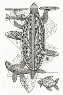 Airplane, travel, turtle, electrical engineer working, music, tattoo design idea