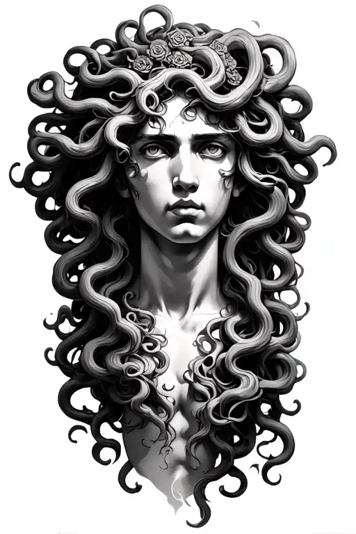 medusa greek mythology tattoo design idea