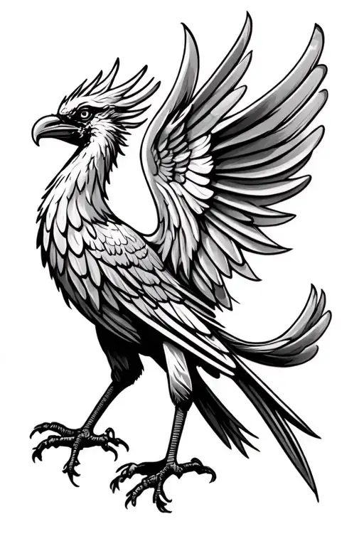 liverpool liverbird fierce tattoo design idea