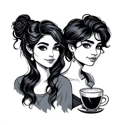 couple tattoo for barista couples tattoo design idea